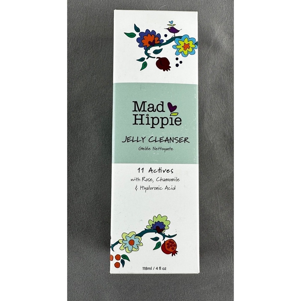 Mad Hippie Jelly Cleanser with Rose Chamomile Hyaluronic‎ Acid 4 fl oz New